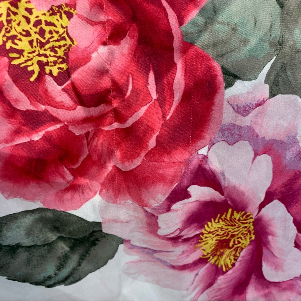 Victoria Secret Floral Satin 2 Set Pajama Top Pants - Picture 3 of 15